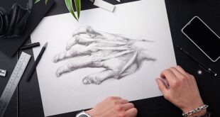 Skeleton Hand Drawing