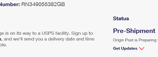 usps origin post is preparing shipment