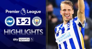 Man City Vs Brighton & Hove Albion F.C. Timeline