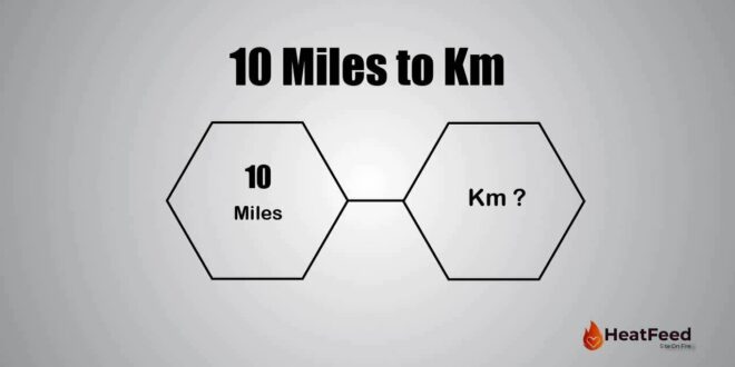 10 miles as km