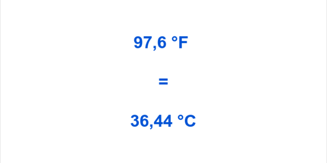 Things to know about 97.6 f to c