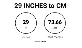 What to look for in 29 inches to cm