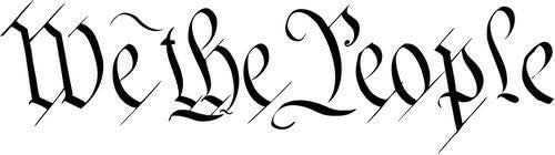 we the people font