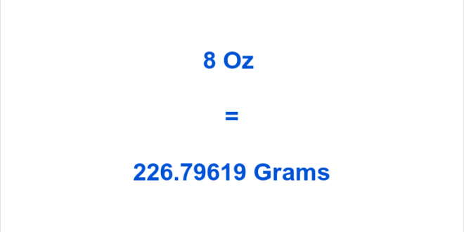 how many ounces in 8 grams