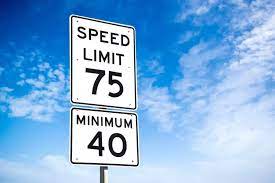 the minimum speed on georgia interstates is