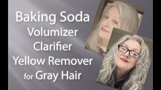 baking soda for gray hair