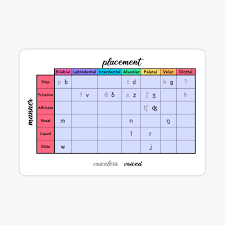 place manner voice chart