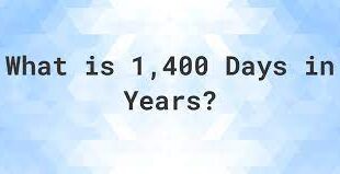 1400 days to years