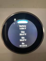 nest thermostat low battery